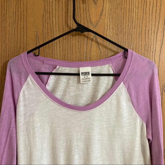 Victoria’s Secret Pink Scoop Neck Long Sleeve Tee - Picture 4 of 6